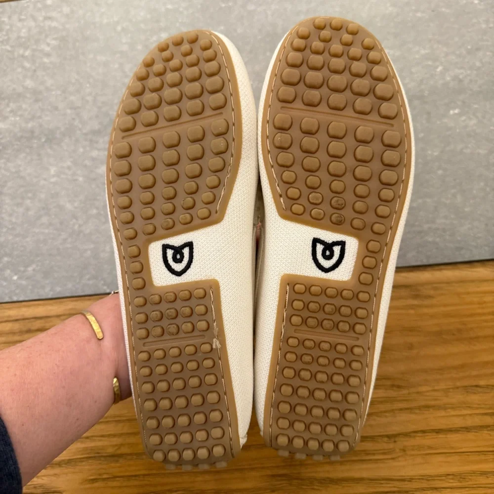 Rothy's The Driver Sesame Loafers Cream Size 7.5 NWOB - Picture 6 of 10